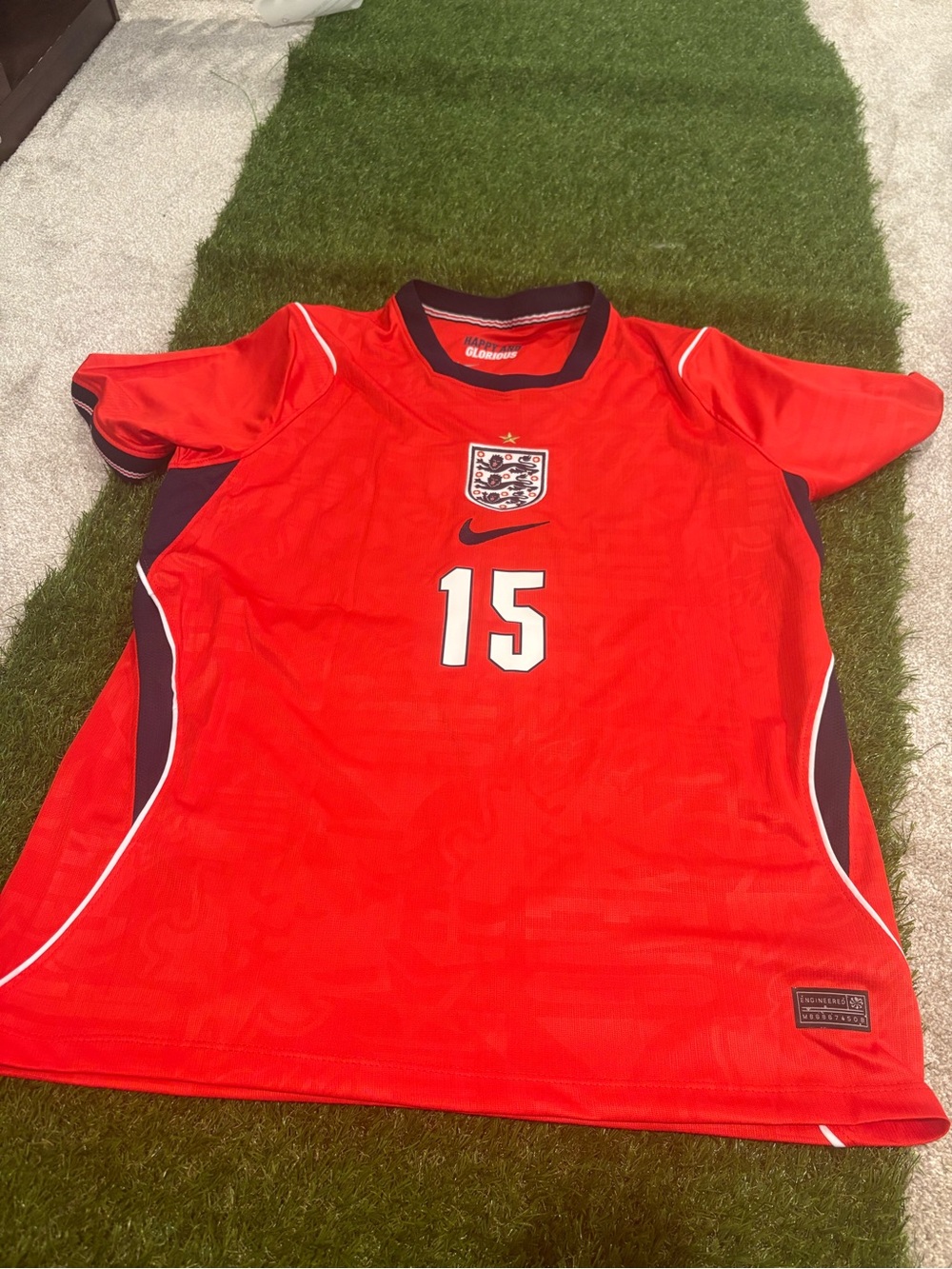 England 2026 morgan rogers away World Cup #15 slim fit jersey